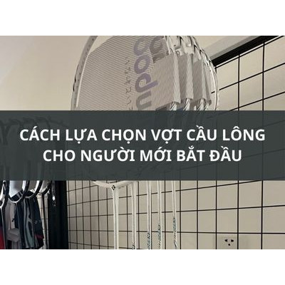 CÁCH LỰA CHỌN VỢT CẦU LÔNG CHO NGƯỜI MỚI BẮT ĐẦU